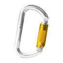 2 pieces 25KN Climbing Auto Locking Twist Gate Carabiner for Caving