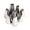 24pcs Stainless Iron Icing Piping Nozzles Pastry Cake Decorating Tool Set