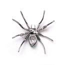 2pcs Rhinestone  Crystal Green