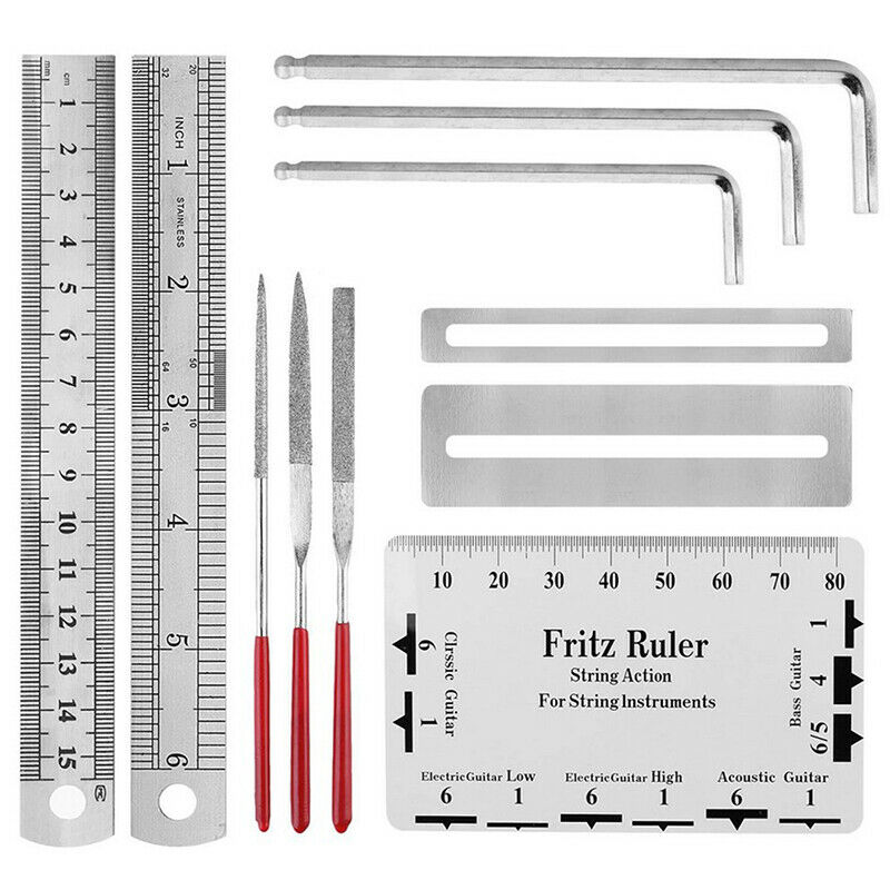 Luthier Guitar Care Kit Repair Maintenance Tools Full Set Guitar Tool Pliers Ew
