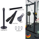 Fitness Pulley Cable System DIY Home Gym Loading Pin Stand Fittings Shoulder