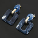Acrylic Large Hollow Out Drop Earring Fashion Geometric Dangle Earrings Lad