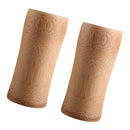 2 Pack Natural Solid Wooden Cup,Handmade Nordic Style Wood Cup,Outdoor Cup
