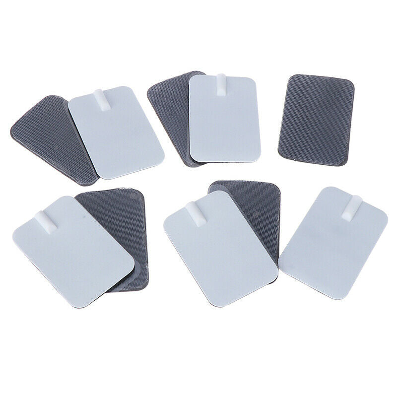 10Pcs 6*9cm Reusable Tens Machine Electrode Pads Body Massager Selfadhesive Pa3C