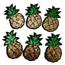 6pcs Pineapple Sequins DIY Sew Appliques Stickers Embroidery Patches