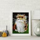 5D DIY Full Drill Diamond Painting Old Cat Cross Stitch Embroidery Mosaic