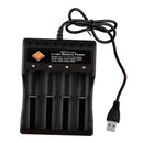Mini Battery Charger USB Smart Universal for 10440 14500 16650 18350 18650
