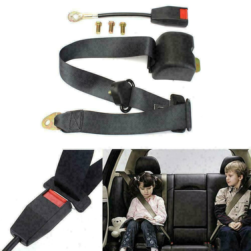 1 Set Universal Retractable 3 Point Auto Car Seat Belt hot Belt Adjustable C1G8