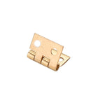 10x Mini Brass Plated Hinge - Small Decorative Jewelry Cigar Box Hinges JR