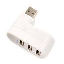 High Quality For Laptop For PC Hub USB Rotate Splitter Mini Adapter 3 Ports