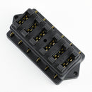 6 Way Fuse Holder Box Car Vehicle Circuit Blade Fuse Box Block LED Indi dsf BWN