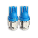 2PCS T10 5SMD-5050 LED 194 168 W5W Car Replace Side Wedge Tail Light Blue Light