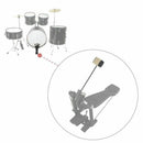 Bass Drum Pedal Beater Wool Felt Stainless Steel Handle Percussion Instrume H3F7