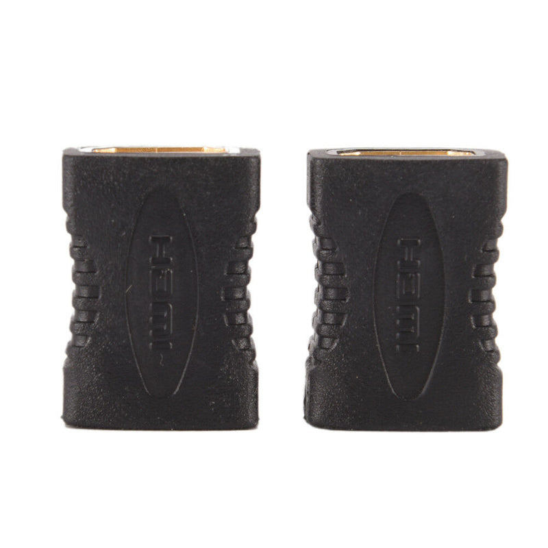 2PCS HDMI Female to Female Coupler Extender Adapter Connector F/F for HDTV HD LJ