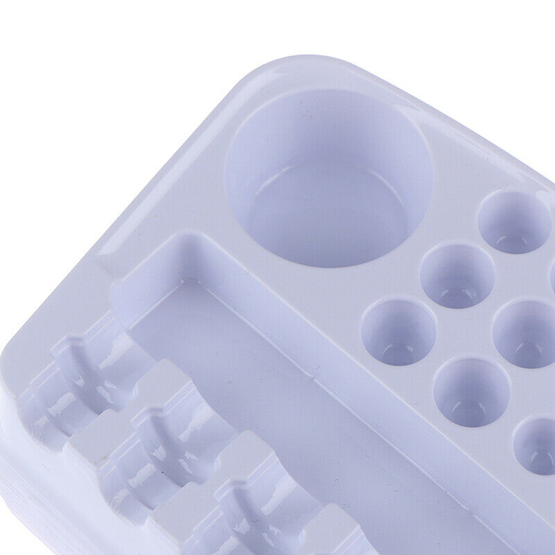 10 Pcs Plastic Palette Tray Pigment Palettes Cup Tattoo Ink Holder Accessor BX