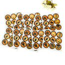 90pcs Halloween Paper Stickers Pumpkin Gift Bag Labels Candy Packaging Tags  JR