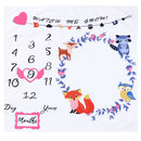 3pcs/Set Baby Growth Photo Frame Newborn Milestone Party Photography Props