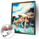 1000pcs DIY Branch Wolves on River Puzzle Educational Learning Jigsaw Toys