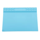 Cellphone Repair Mat Insulation Silicone Pad Maintenance Platform Light Blue