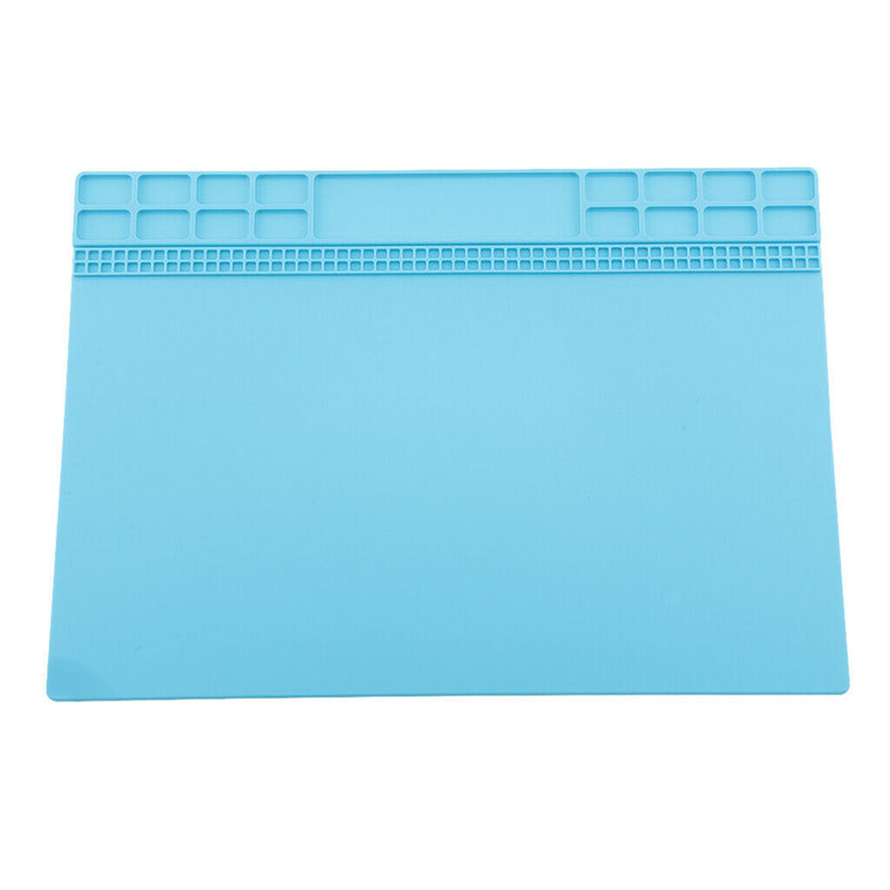 Cellphone Repair Mat Insulation Silicone Pad Maintenance Platform Light Blue
