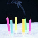 12pcs Colored Flame Magic Candles Birthday Cake Angel 2019 Flame Party M7F2