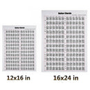 Acoustic / Electric Guitar Chord & Scale Chart Poster Tool Lessons Music Le
