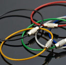 Hot Stainless Steel Wire Keychain Cable Key Ring Chain Outdoor Hiking Style 5X