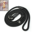 Casual 54" Strong Nylon Rope Pet Dog Training Leash Walking Lead Collar Black