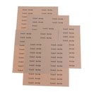 100Pc "Hand Made" Self Adhesive Stickers Kraft Seal Paper Label Gift 1.2*7.1 Hn