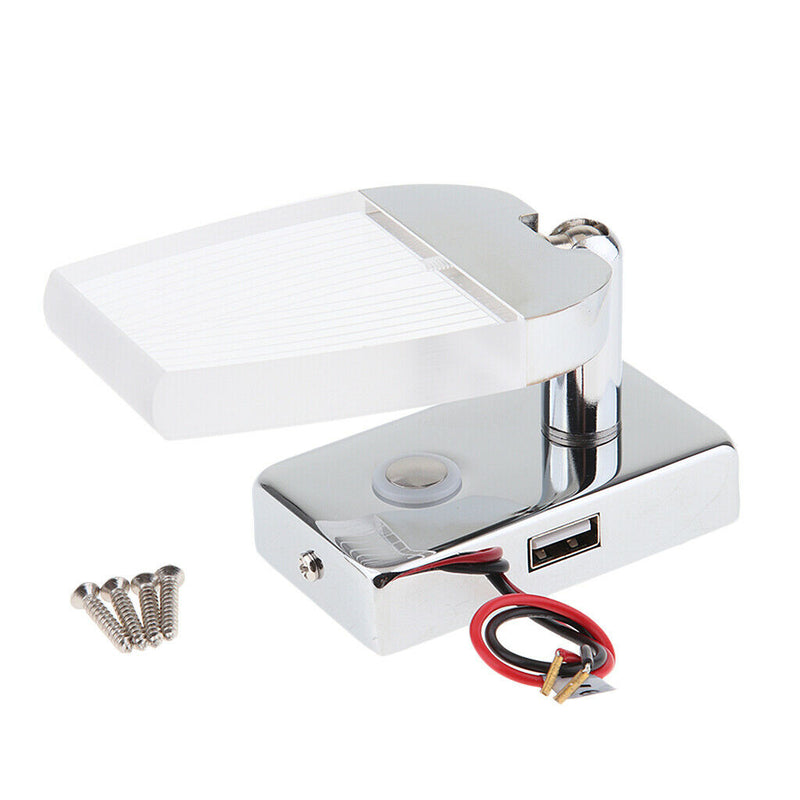 DC 12/24V LED Reading Light Touch Control Dimming Swith, Marine Boat RV Camper