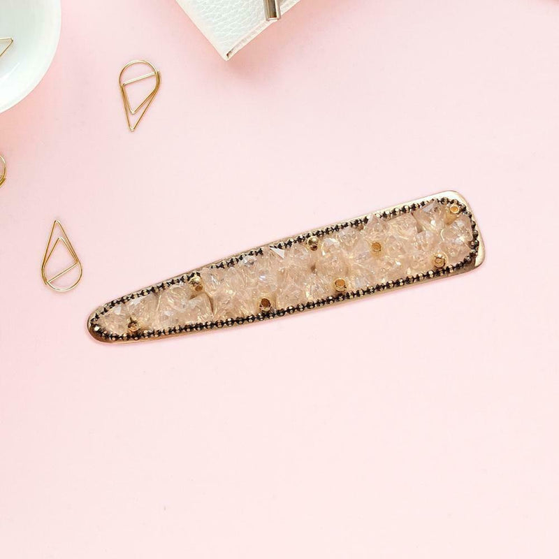Korean Fringe Hairpins Women Crystal Bang Ponytail Duckbill Clips (Style 5) A