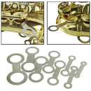 Stainless Saxophone Pads Repair Kits Sax Woodwind Leveling Tool Replacement