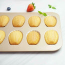 12Cup Shell Shaped Nonstick Madeleine Pan Carbon Steel Mold Baking Mould To D6E3