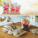 100X Plastic Zip Lock Bags 4MIL Clear Plastic Bag Reclosable Small U4I7 Bag B9C4