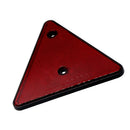 2pcs Red Safety Triangle Reflector for Automotive Fire Fighting Truck