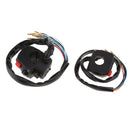 2pcs 22mm Motorcycle Handlebar Button Switch Set Left + Right Ignition Engine