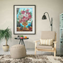 DIY Diamond Painting Flower Special Shape Crystal Drawing Home Decor (V036)