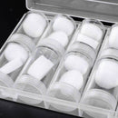27mm Clear Coin Capsules Holder Cylinder Storage Box for Coin Collectors