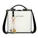 Black white new Small Bag female version of high quality PU fashion beautif O3P3