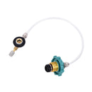 Camping Outdoor Gas Propane Flat Cylinder Tank Refill Coupler Adapter  Z