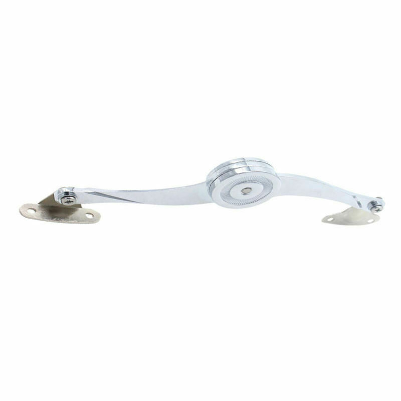 Cabinet Lift Up Strut Lid Flap Stay Support Chrome Hinge Kitchen Cupboard Door