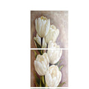 Floral Canvas Art Tulip Flower Wall Painting Bedroom 3 Panels Print Decor
