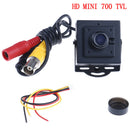 1Set mini HD 700TVL CCD 1/3 2.1mm lens CCTV home security surveillance cam FT