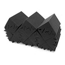 New 8 Pack of 4.6 in X 4.6 in X 9.5 in Black Soundproofing Insulation Bass  U8U8