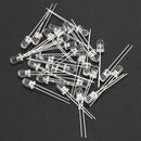 1000pcs F5 5MM White Color White Light Round Super Bright LED Lamp AL B3R7