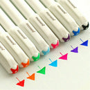 8PCS/Set Cute Korean Stationery Watercolor Pen Gel Pens Set Color Kandelia Pro