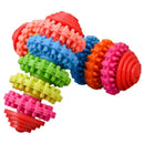 Nice Colorful Rubber Pet Dog Puppy Dental Teething Healthy Teeth Gums Chew