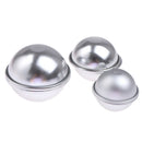 6Pcs/Set Bath Bomb Mold Aluminum Alloy Ball Sphere Mold Cake Baking Pastry SEAU