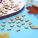 200pcs/Pack Wood Love Heart Shape Plaques Wedding DIY Art Craft Decoration