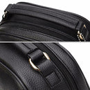 Women Messenger Handbag Shoulder Bag PU Leather Satchel Sling Bag/Black A